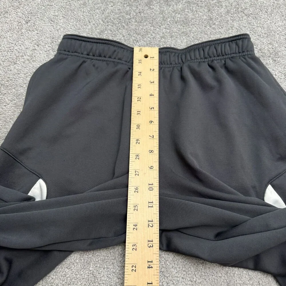 Nike Dri-Fit Squad 14 Sideline Training Track Pants Mens Medium Black Ankle Zip